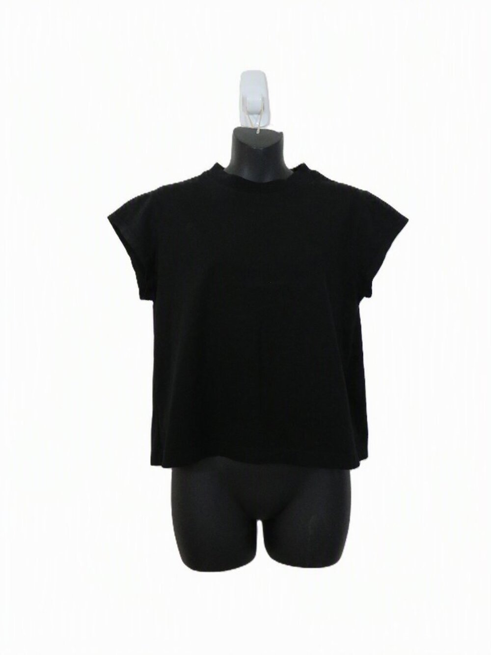 AGOLDE size Small Basic Short Sleeve Tee Black T Shirt Top